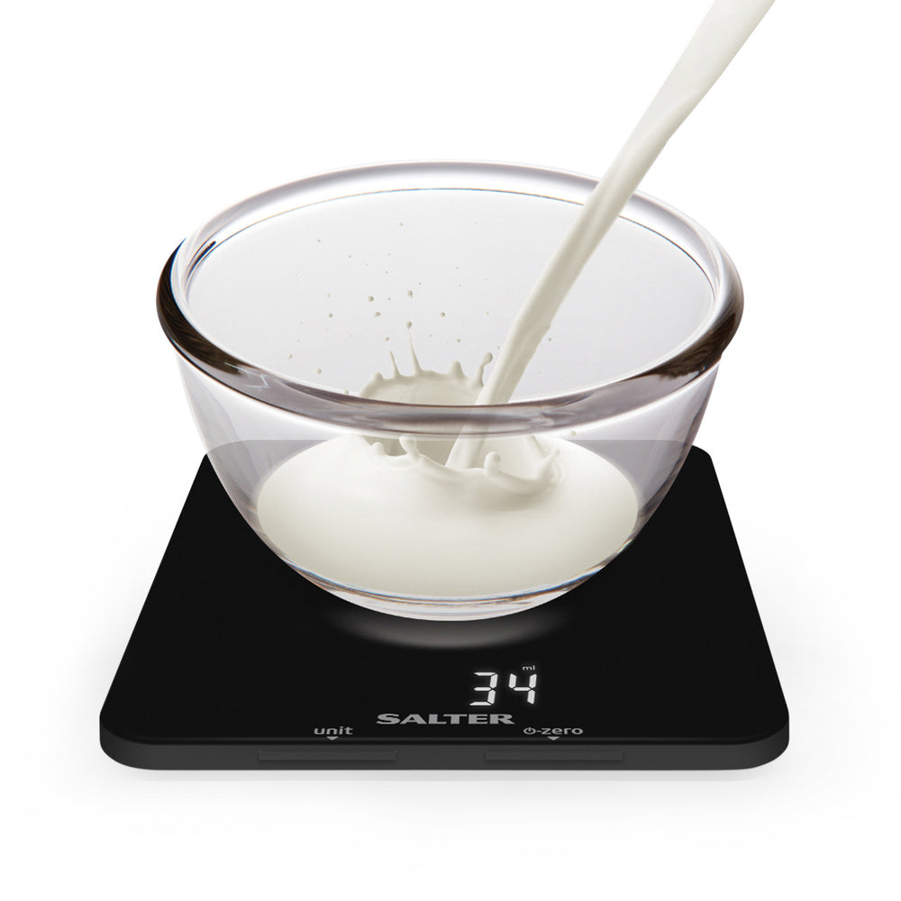 Salter Phantom Kitchen Scale 5kg Black