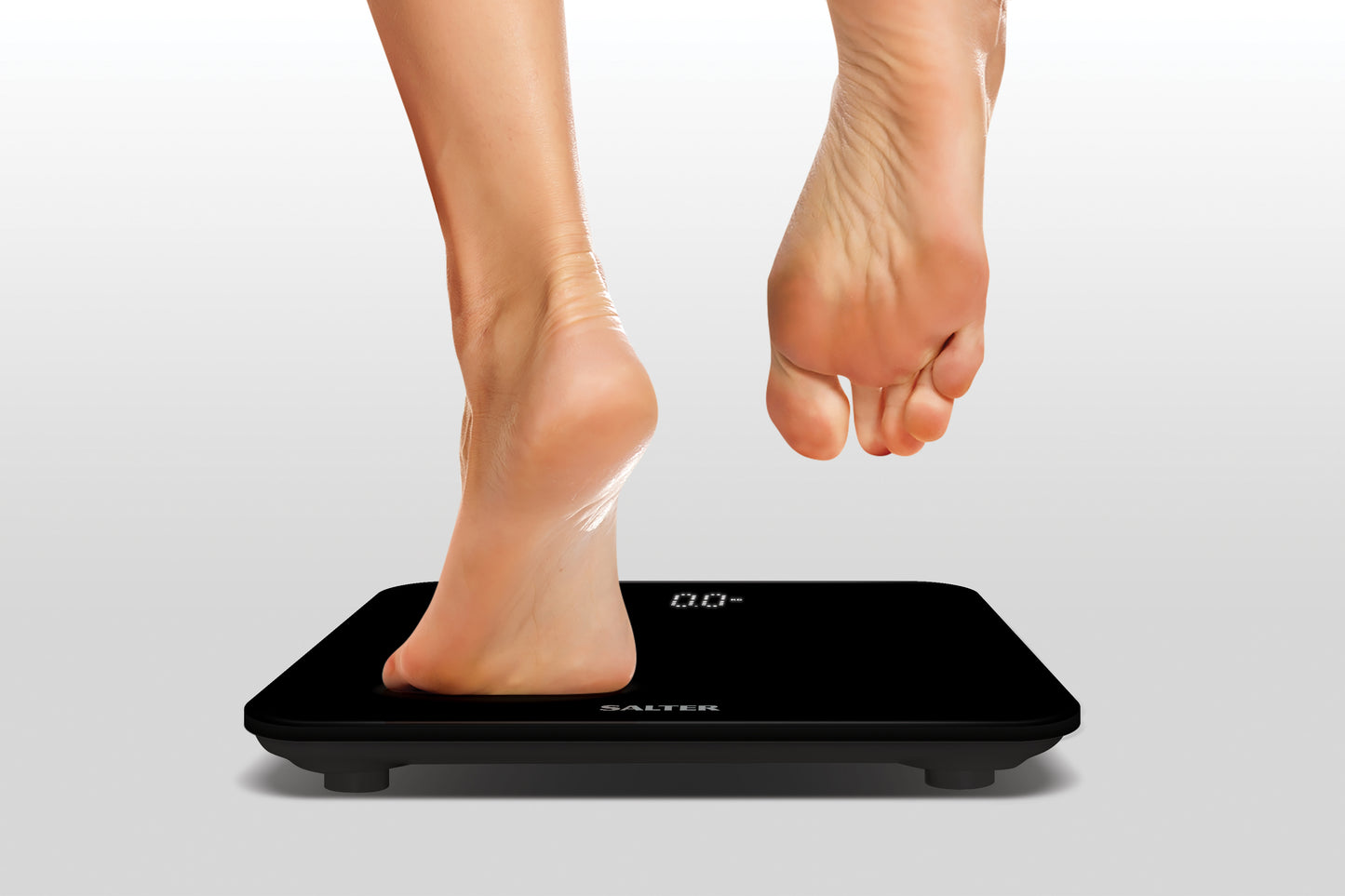 Salter Phantom Compact Bathroom Scale 180kg Black