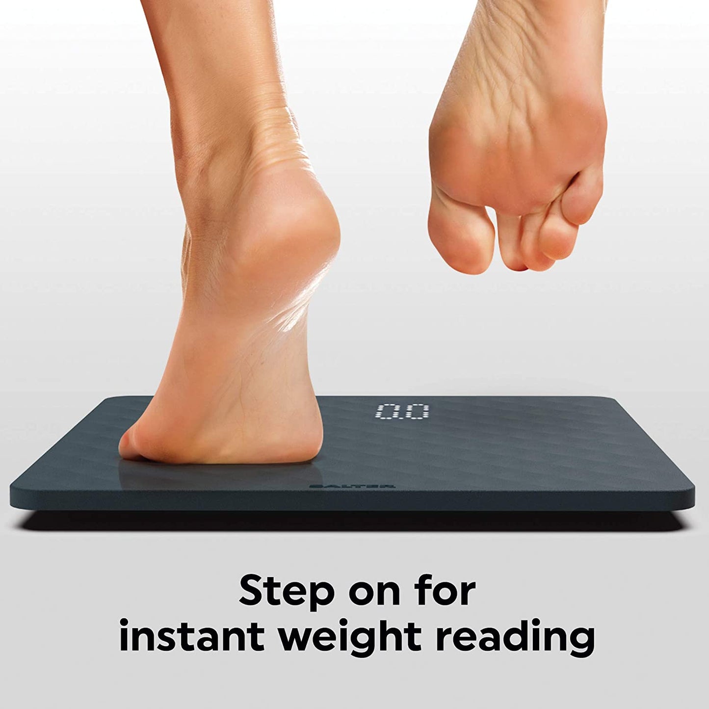 Salter Splash Anti-slip Silicone Bathroom Scale 180kg Grey