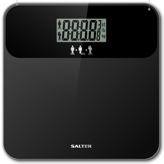 Salter Add & Weigh Scale 180kg Black